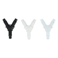 Φ4 Y tube connector JH-Y-4-4 (White/Transparent) (10 pieces/bag) Φ4 Y tube connector JH-Y-4-4 (White/Transparent) (10 pieces/bag)