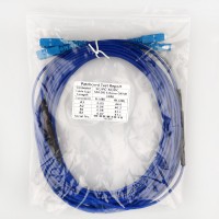 Armored Single-Mode 2 Lines Optical Fiber Cable (10 Square Connector) Armored Single-Mode 2 Lines Optical Fiber Cable (10 Square Connector)