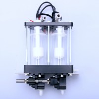 2glass ink tank 90mm with circulated 2valves +Aluminum ball 2glass ink tank 90mm with circulated 2valves +Aluminum ball