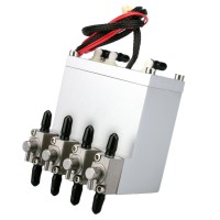 (200mm heighten+4valves) Aluminum sub tank with base + sensor (200mm heighten+4valves) Aluminum sub tank with base + sensor