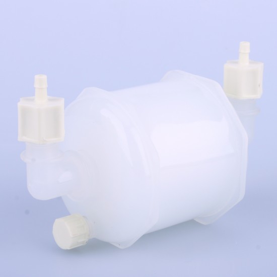Pall Capsule Filter Copy with Curved Connector