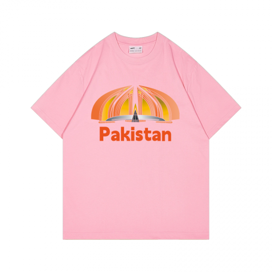 Women's Short-Sleeve T-Shirt with Castle Pattern Women's Short-Sleeve T-Shirt with Castle Pattern