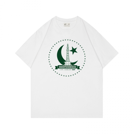 Women's Short-Sleeve T-Shirt with National Flag Pattern