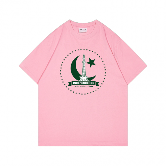 Women's Short-Sleeve T-Shirt with National Flag Pattern