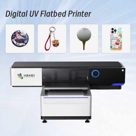 HY-6090 Flatbed printer machine for Epson i1600-U1 printhead
