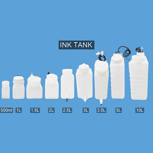 White Ink Tanks of Different Sizes
